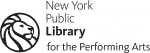 New York Public Library for the Performing Arts logo